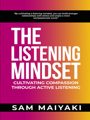 cover image of The Listening Mindset